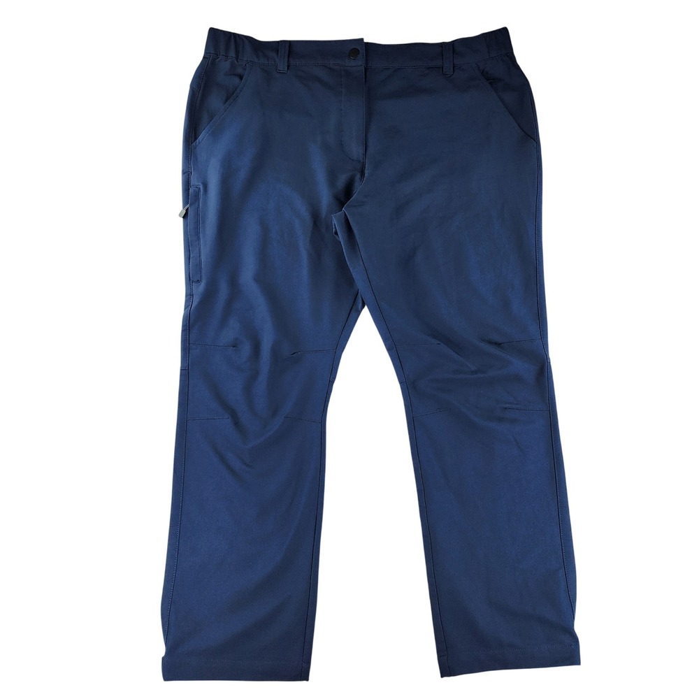 ACX Hiking Pants Women‎ XL Navy Blue Regular Fit Synthetic Outdoor